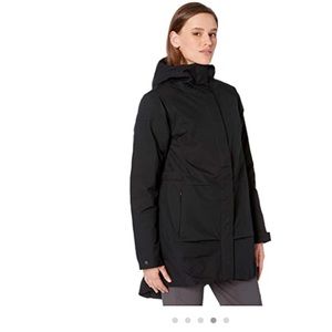 Columbia hooded coat.